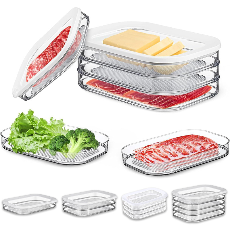 Meal Prep For Cutting - 투명 뚜껑이 있는 쌓을 수 있는