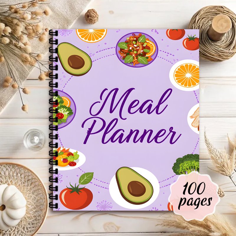 Meal Prep Menu - 식사 플래너, 식사 준비 플래너, 주간
