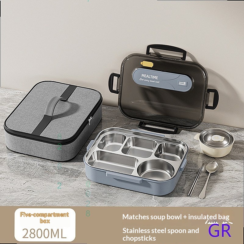 Stainless Bento Box - 316 스테인리스 스틸 대용량 도시락 전자레인지