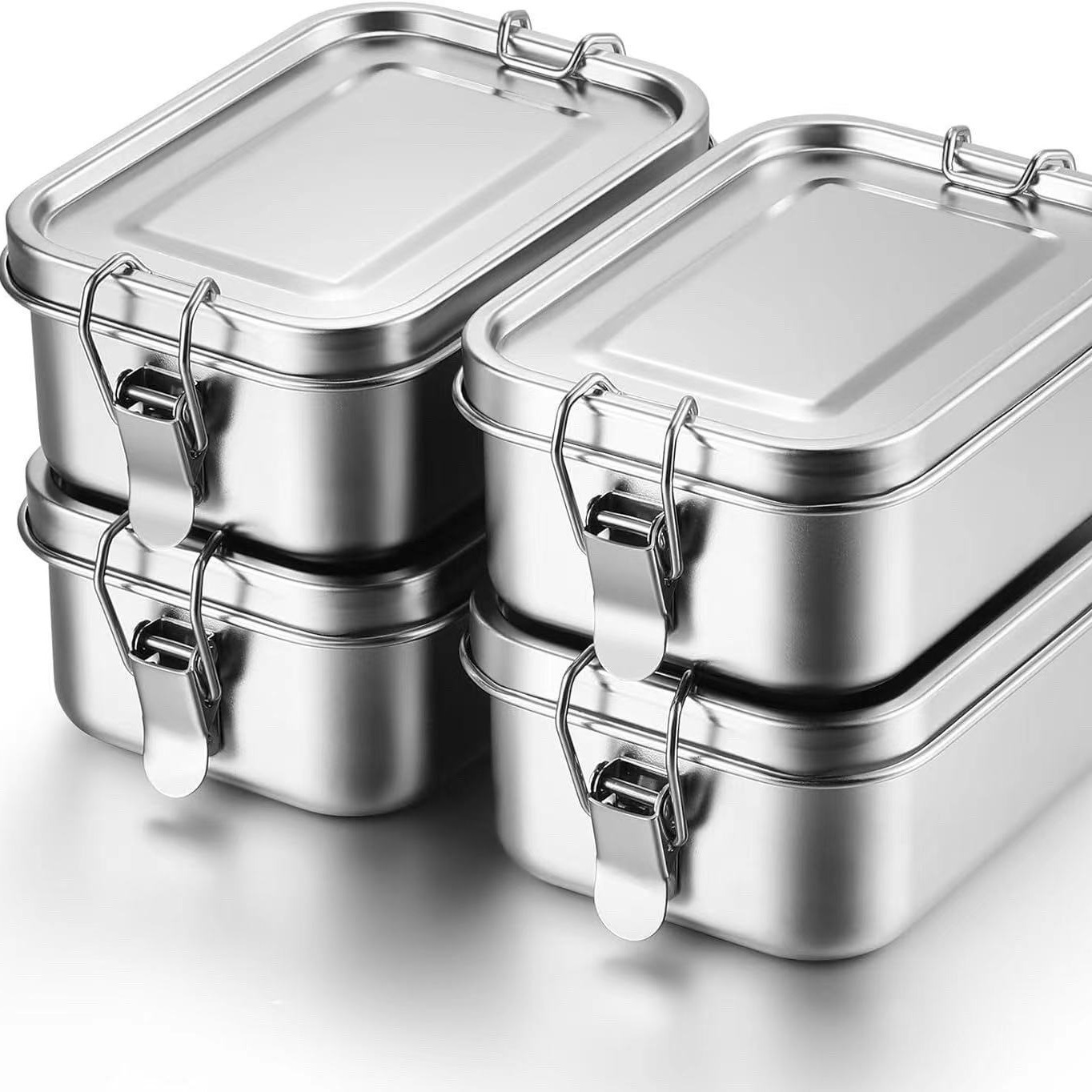Stainless Bento Box - 내구성 있는 스테인리스 스틸 도시락, 대용량