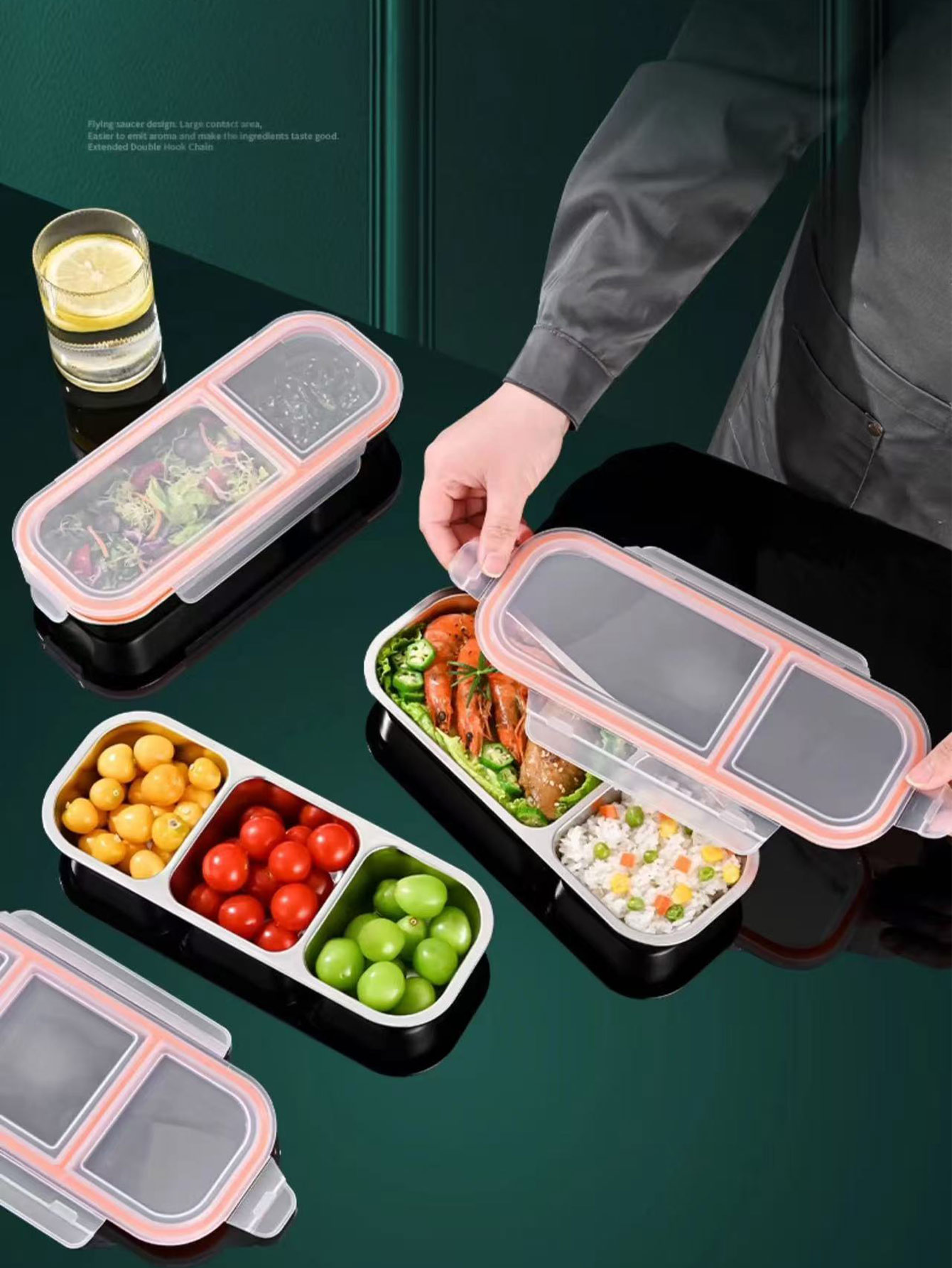 체중 감량 식사를 위한 스테인레스 스틸 가벼운 음식 미 - Stainless Bento Box 리뷰 및 가격