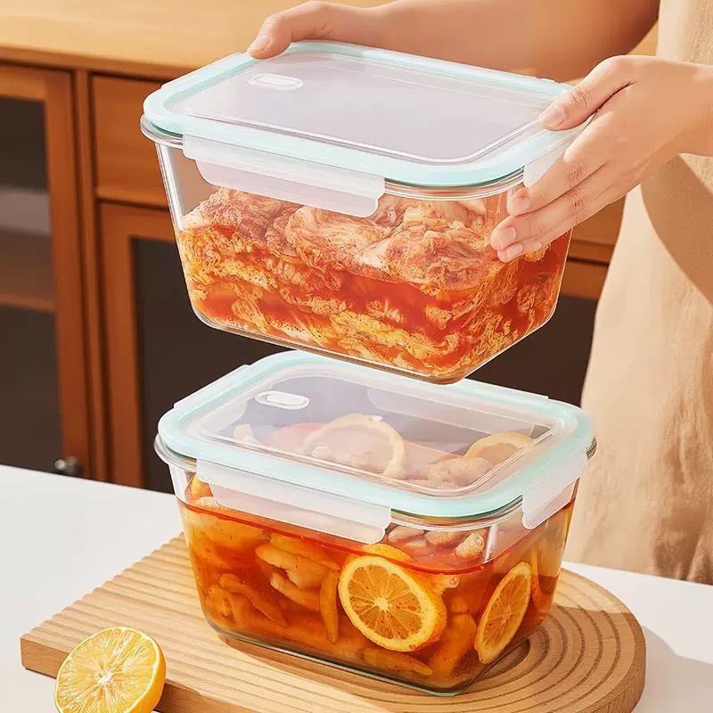 대용량 유리 식품 보관 용기(뚜껑 포함), 붕규산염 식 - Meal Prep Food 리뷰 및 가격