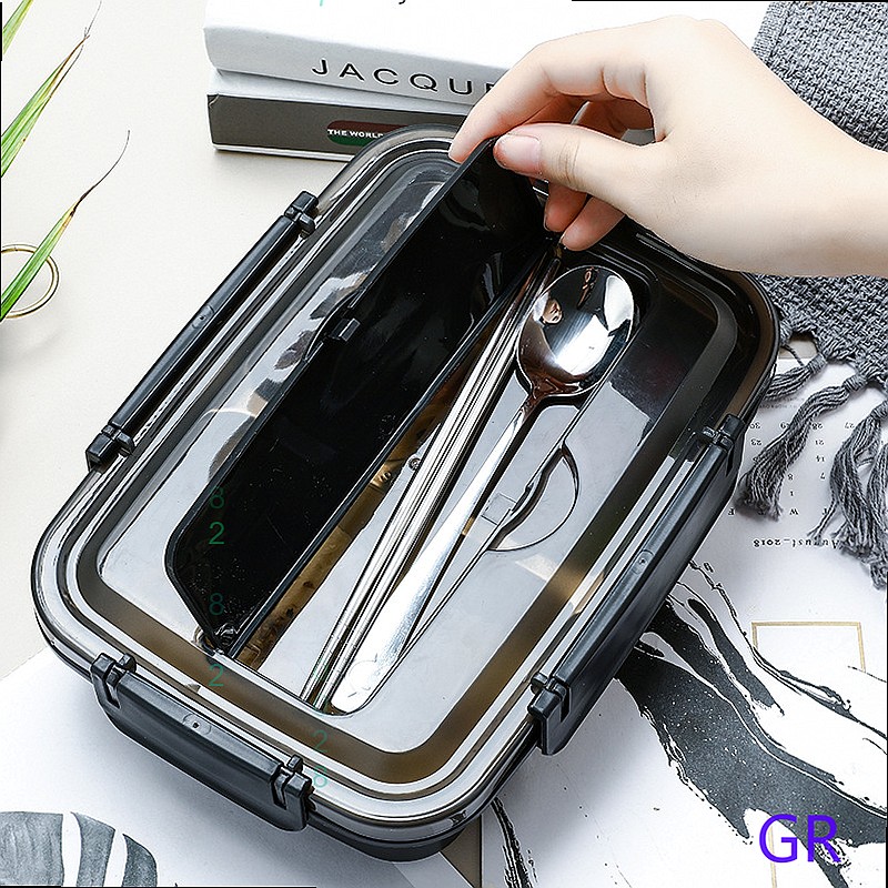 국경을 넘는 학생 도시락 휴대용 도시락 전자레인지 사용 - Stainless Bento Box 리뷰 및 가격