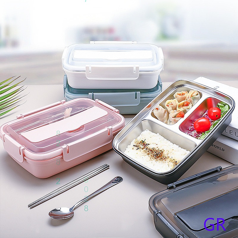 국경을 넘는 학생 도시락 휴대용 도시락 전자레인지 사용 - Stainless Bento Box 리뷰 및 가격