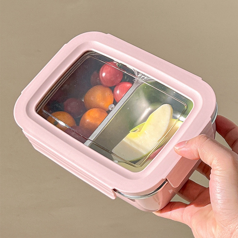 304 스테인리스 스틸 분리형 뚜껑이 있는 도시락통 학 - Stainless Bento Box 리뷰 및 가격