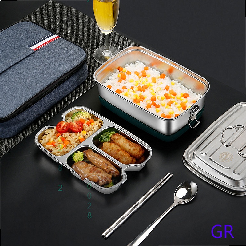304 스테인리스 스틸 도시락통 누수 방지 이중 레이어 - Stainless Bento Box 리뷰 및 가격