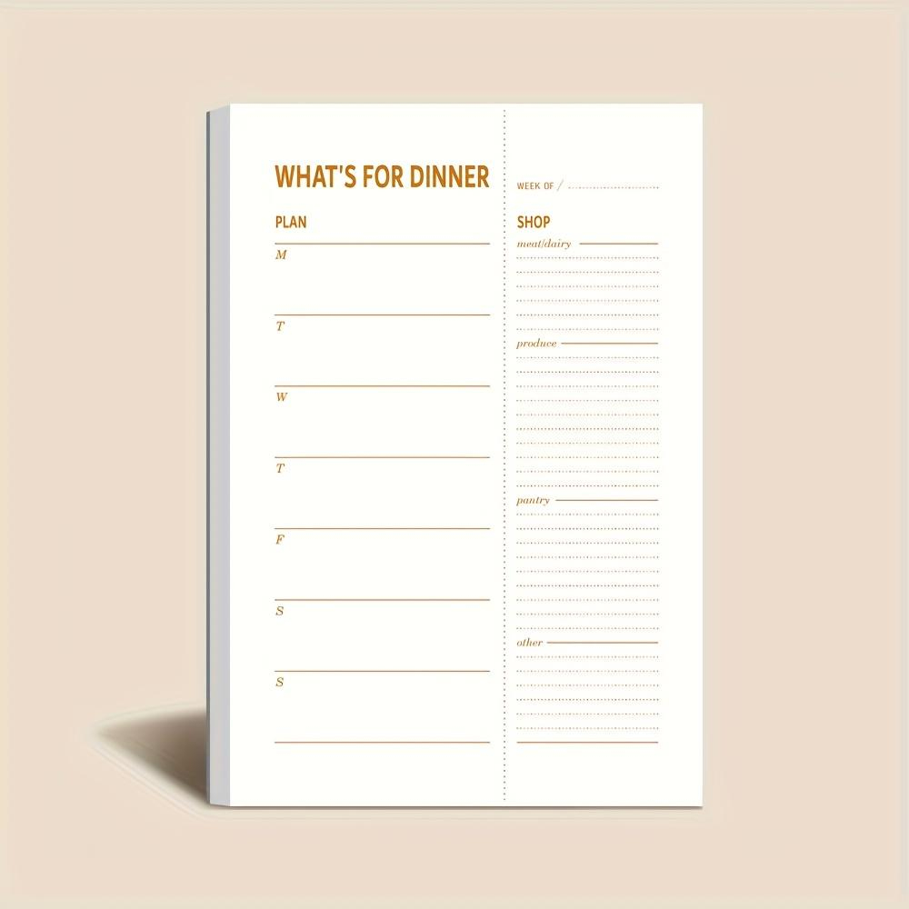 1개입 일일 식단 계획 노트, 책당 50매, 떼어내는  - Meal Prep Menu 리뷰 및 가격